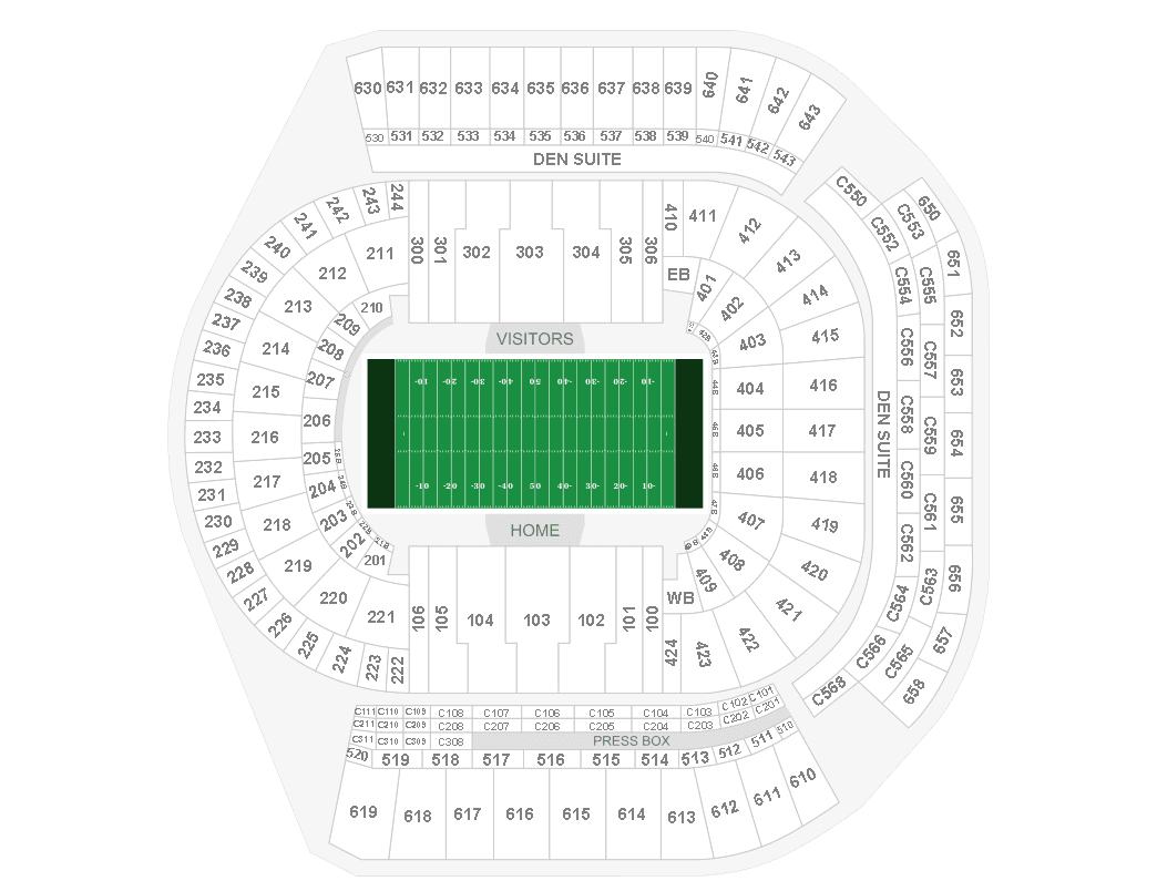 Seating chart – LSU Tiger Stadium