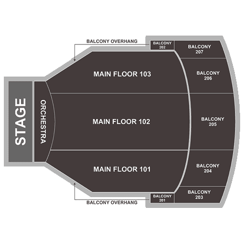Seating chart – Arcada Theatre