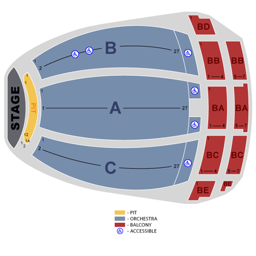Seating chart – Orpheum Theatre - Phoenix