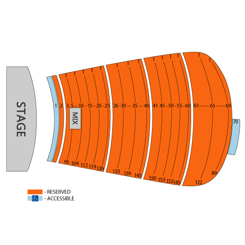 Seating chart – Red Rocks Amphitheatre