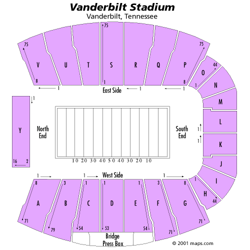 Seating chart – FirstBank Stadium
