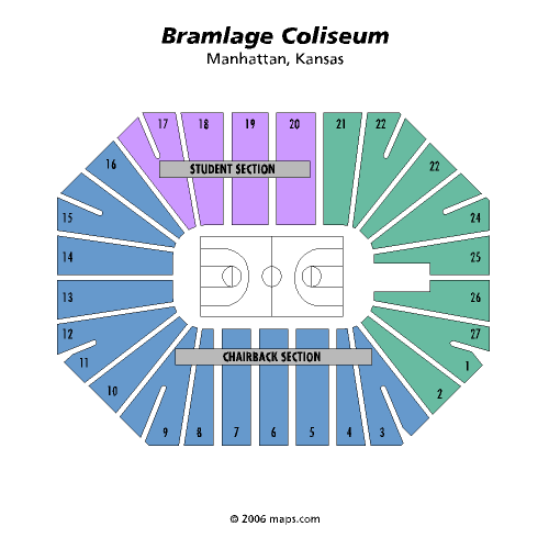 Seating chart – Bramlage Coliseum