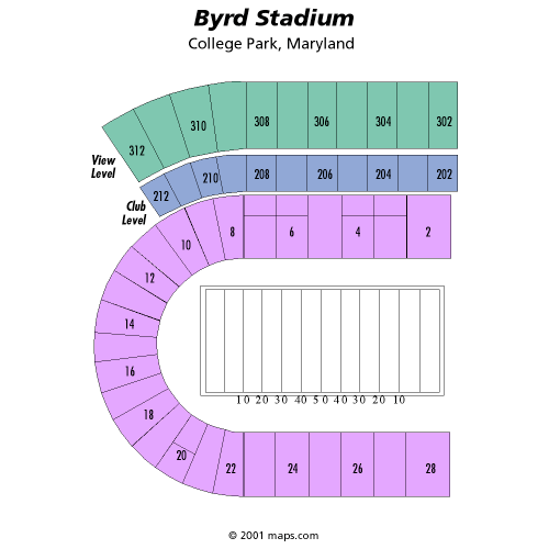 Seating chart – SECU Stadium