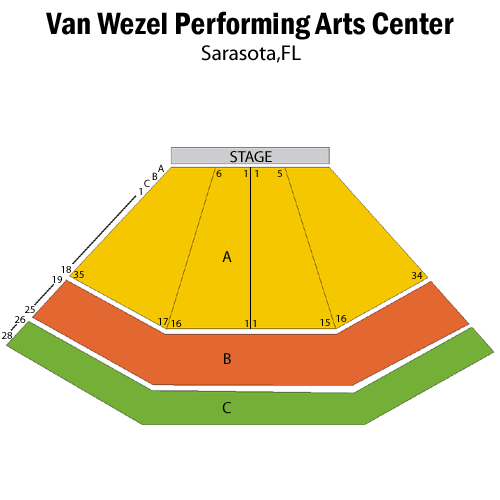 Seating chart – Van Wezel Performing Arts Hall