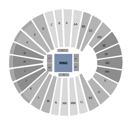 Mapa de asientos – Carver Hawkeye Arena