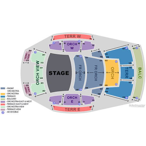 Seating chart – Walt Disney Concert Hall