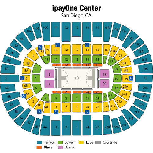 Seating chart – Pechanga Arena San Diego