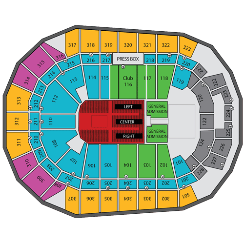 Seating chart – Casey's Center