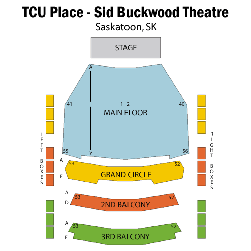 Seating chart – TCU Place