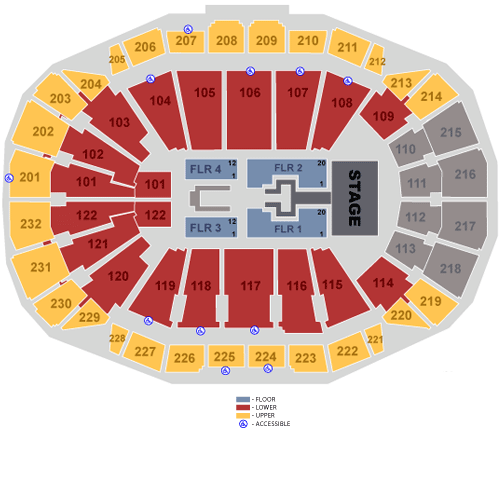 Seating chart – T-Mobile Center