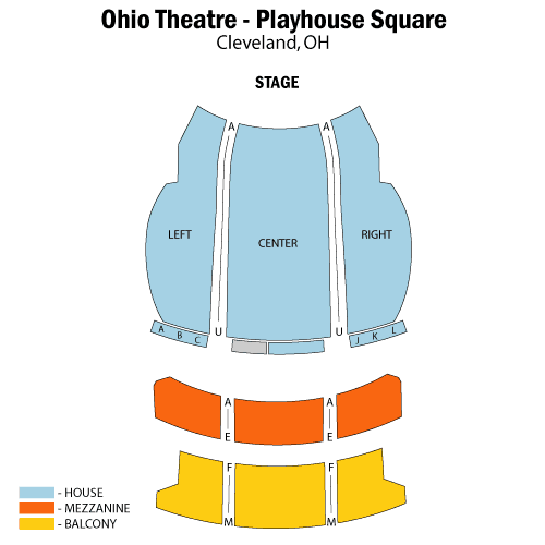 Seating chart – Ohio Theatre - Playhouse Square