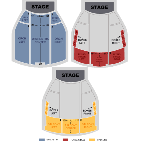Seating chart – Lyric Theatre - NY