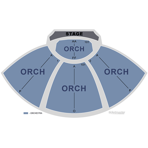 Seating chart – Hart Theatre at The Egg