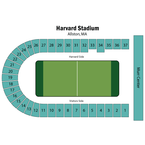 Seating chart – Harvard Stadium