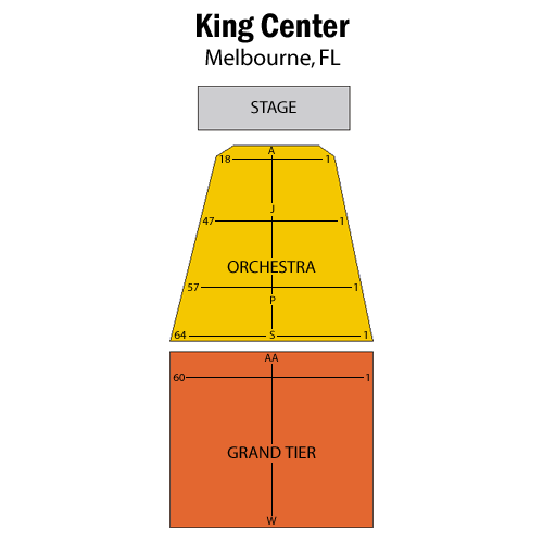 Seating chart – Maxwell C. King Center for the Performing Arts