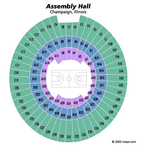 Mapa de asientos – State Farm Center