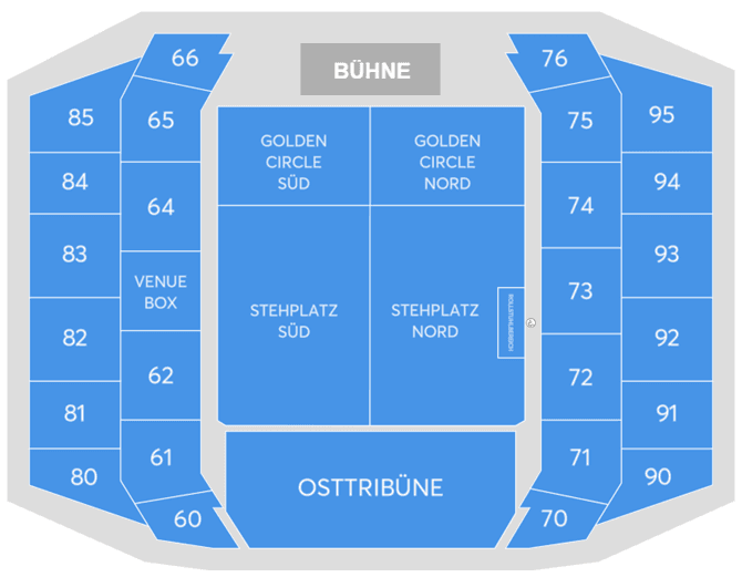 Seating chart – Wiener Stadthalle - Halle D