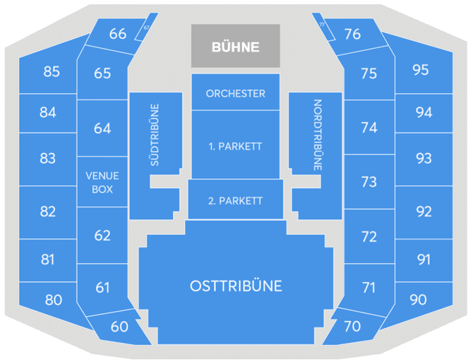 Seating chart – Wiener Stadthalle - Halle D