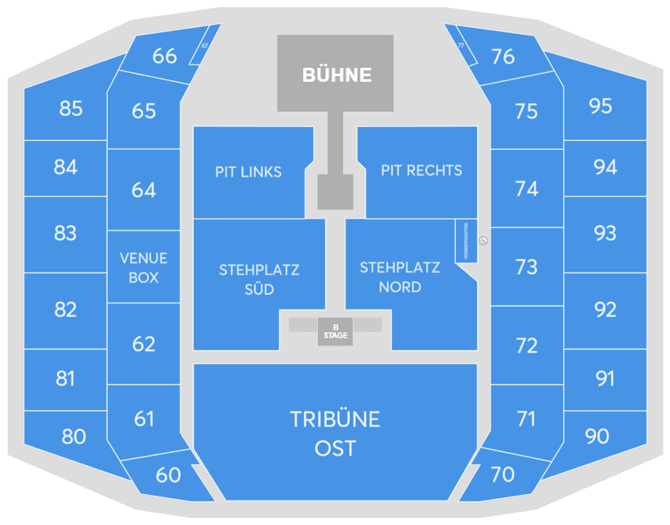 Seating chart – Wiener Stadthalle - Halle D