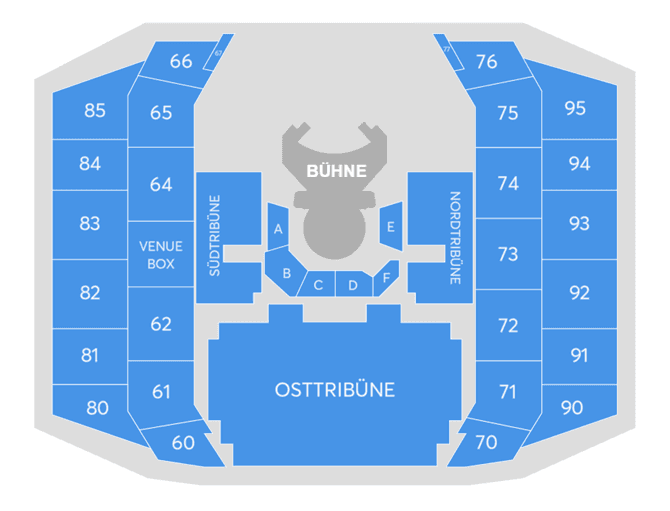 Seating chart – Wiener Stadthalle - Halle D