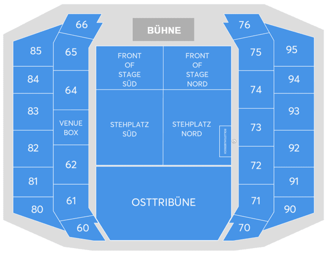 Seating chart – Wiener Stadthalle - Halle D