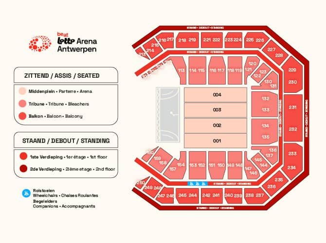 Seating chart – Lotto Arena Antwerpen