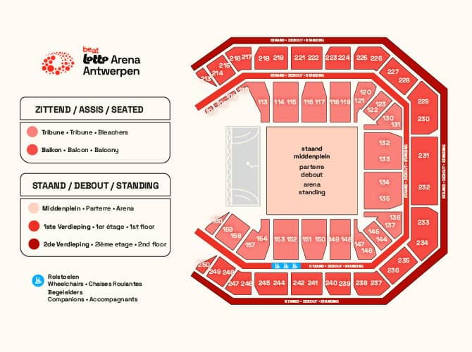Seating chart – Lotto Arena Antwerpen