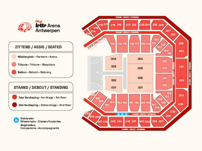 Seating chart – Lotto Arena Antwerpen