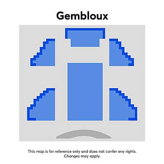 Seating chart – Espace Senghor de Gembloux
