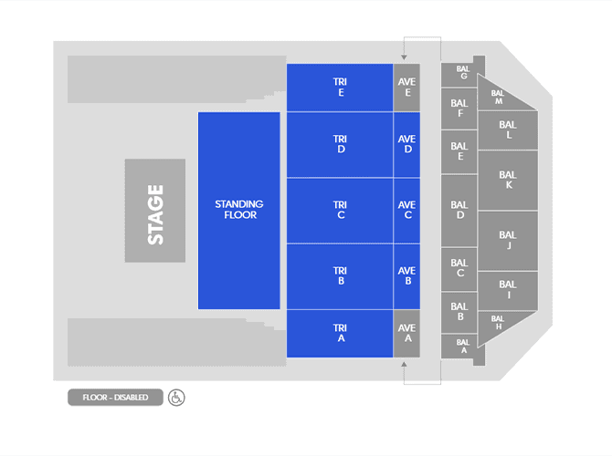 Zaalplattegrond – ING ARENA