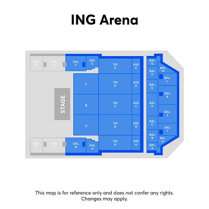 Seating chart – ING ARENA
