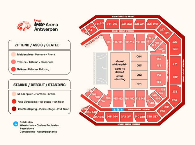 Seating chart – Lotto Arena Antwerpen