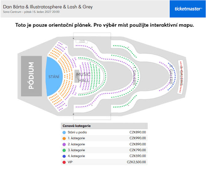 Seating chart – Sono Centrum