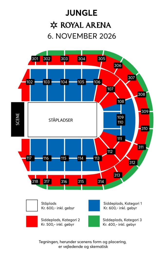 Salsplan – Royal Arena