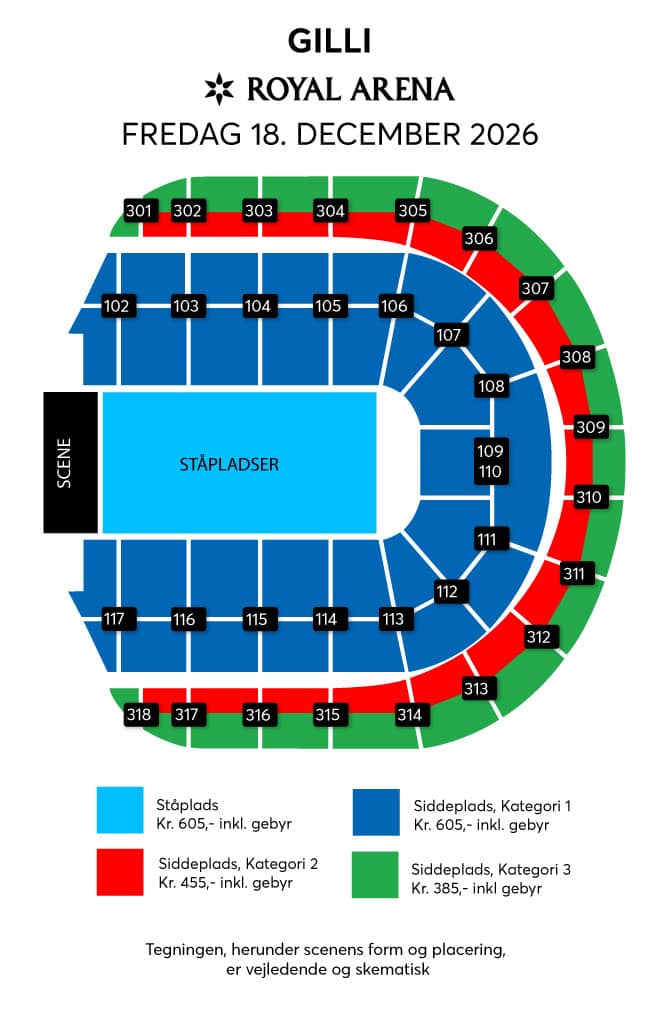 Salsplan – Royal Arena