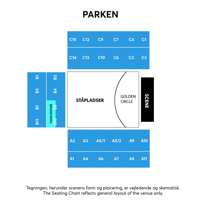 Seating chart – Parken