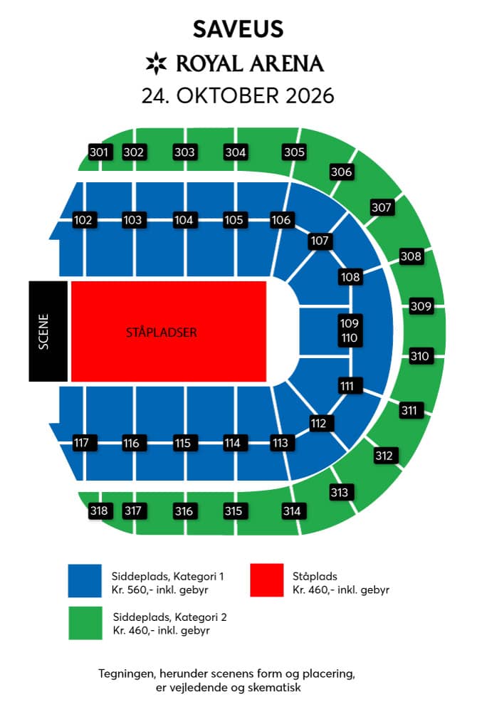 Salsplan – Royal Arena