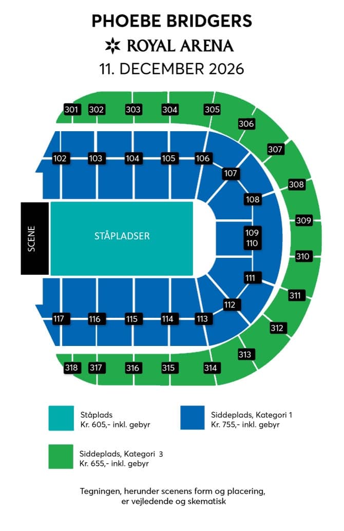 Salsplan – Royal Arena