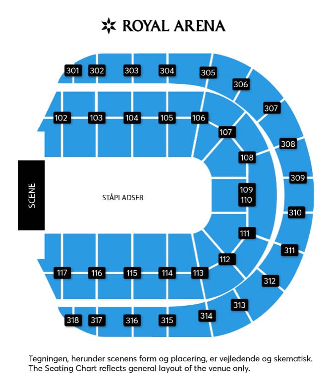 Seating chart – Royal Arena