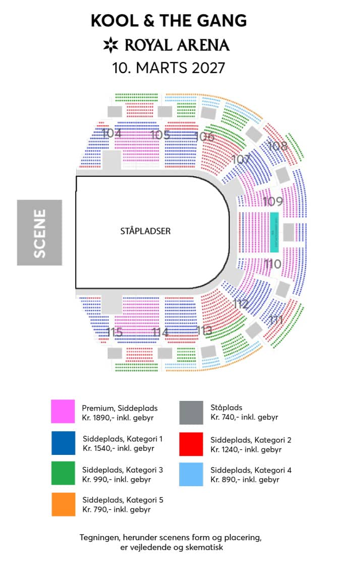 Salsplan – Royal Arena