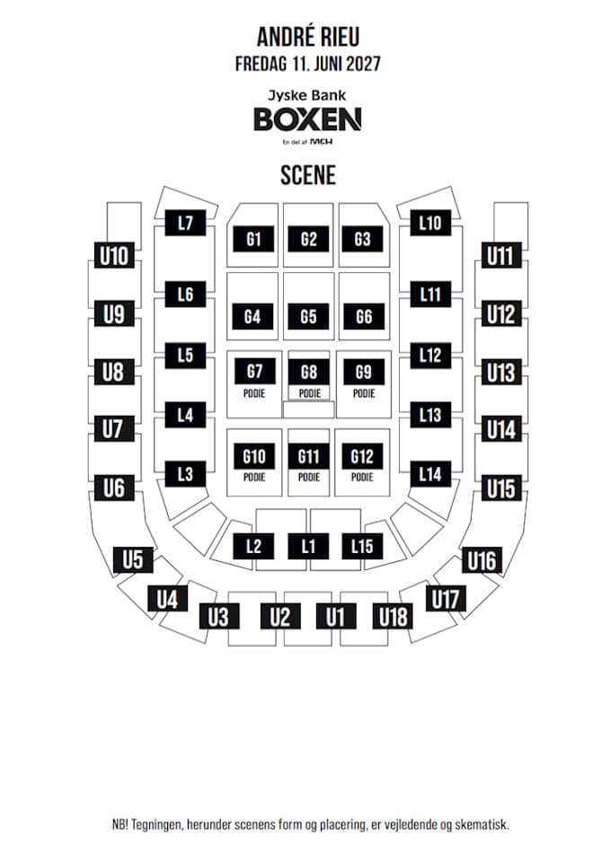 Seating chart – Jyske Bank Boxen