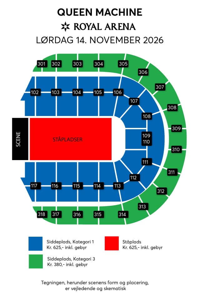 Salsplan – Royal Arena