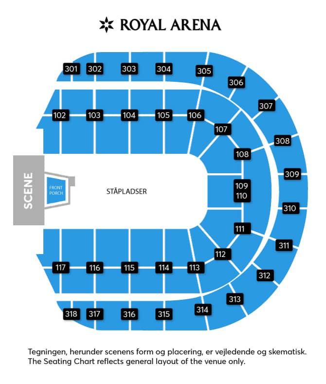 Salsplan – Royal Arena