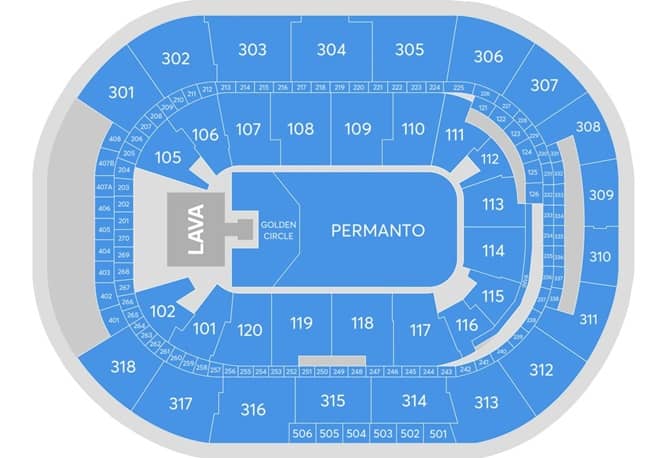 Seating chart – Veikkaus Arena