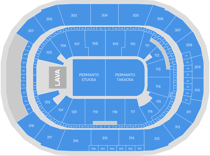 Seating chart – Veikkaus Arena