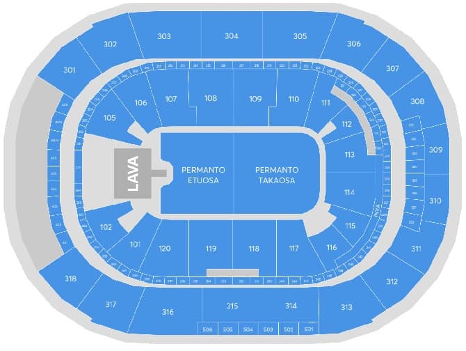 Seating chart – Veikkaus Arena