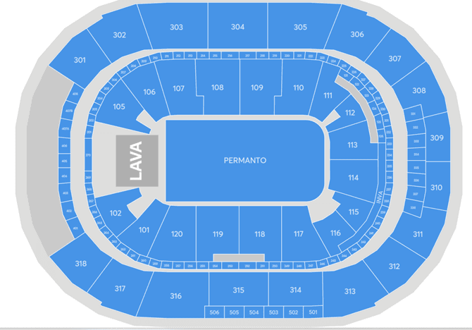 Seating chart – Veikkaus Arena
