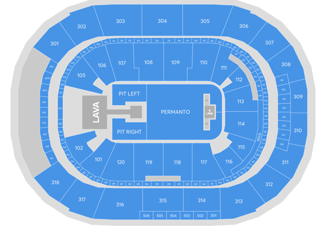 Seating chart – Veikkaus Arena