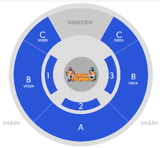 Seating chart – SIRKUS FINLANDIA