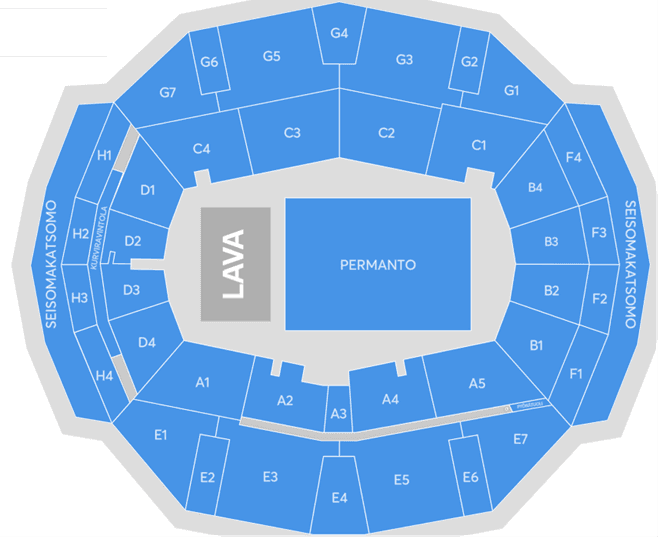 Seating chart – GATORADE CENTER
